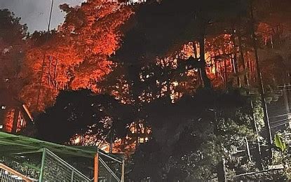 baguio fire today|More than 300 hectares damaged so far by Baguio, Benguet .